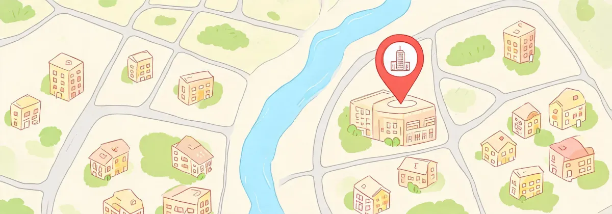 Map illustration of Kone studio location